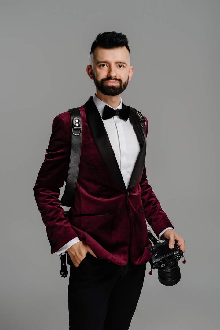 Jakub Ślaga podczas pracy