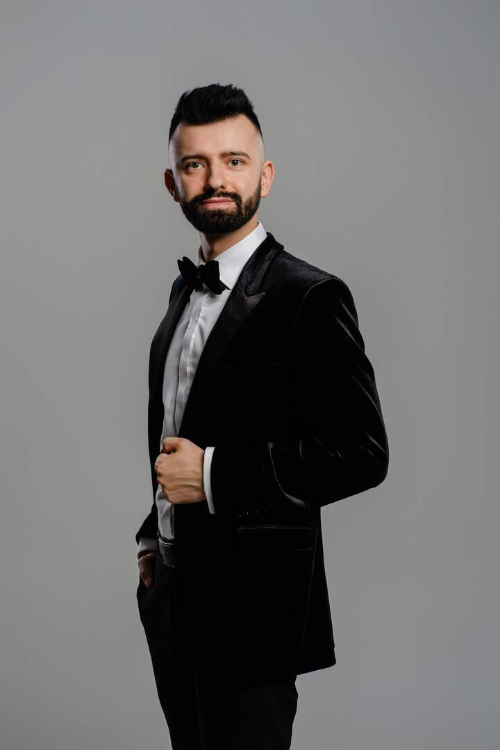 Jakub Ślaga z aparatem